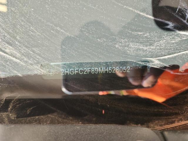 2HGFC2F89MH528052 - 2021 HONDA CIVIC SPORT 灰色 照片 12