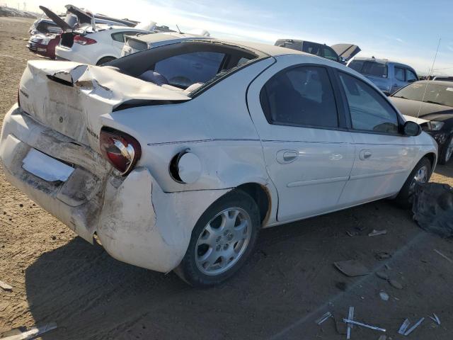 1B3ES56C55D267392 - 2005 DODGE NEON SXT WHITE photo 3