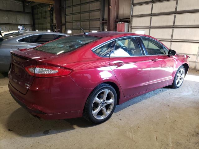 3FA6P0HR3DR324192 - 2013 FORD FUSION SE BURGUNDY photo 3