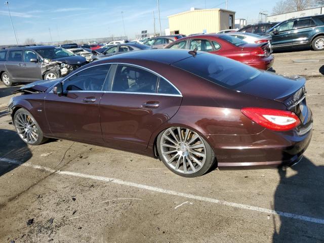 WDDLJ9BBXCA055976 - 2012 MERCEDES-BENZ CLS 550 4MATIC BROWN photo 2