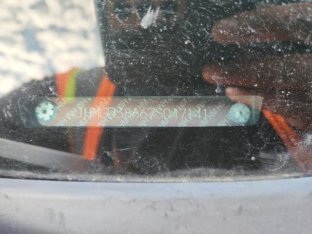 JHMGD38667S047141 - 2007 HONDA FIT S برتقالي صورة 12