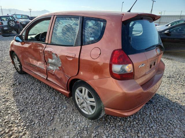 JHMGD38667S047141 - 2007 HONDA FIT S برتقالي صورة 2
