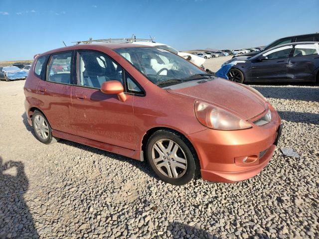 JHMGD38667S047141 - 2007 HONDA FIT S برتقالي صورة 4