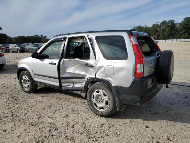 SHSRD68516U402966 - 2006 HONDA CR-V LX SILVER photo 2