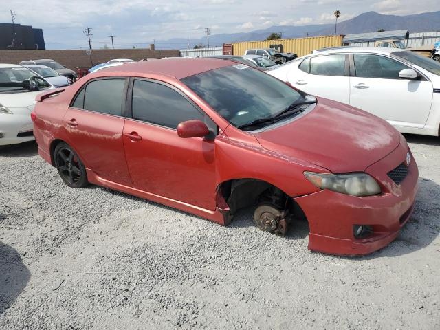 1NXBU40E99Z089293 - 2009 TOYOTA COROLLA BASE Қызыл фото 4