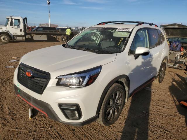 JF2SKAPC9KH538100 - 2019 SUBARU FORESTER SPORT WHITE photo 1