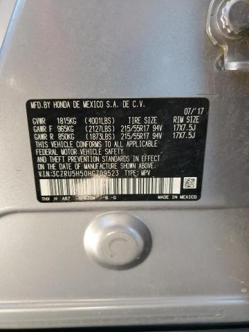 3CZRU5H50HG709523 - 2017 HONDA HR-V EX SILVER photo 14