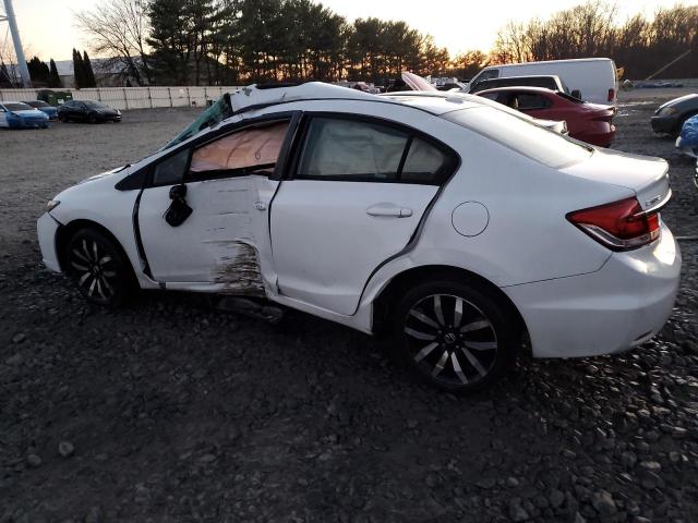 19XFB2F97FE222203 - 2015 HONDA CIVIC EXL Սպիտակ լուսանկար 2