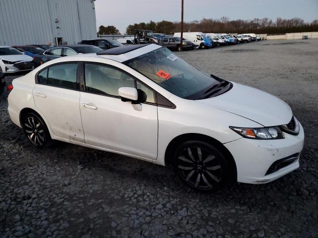 19XFB2F97FE222203 - 2015 HONDA CIVIC EXL Սպիտակ լուսանկար 4