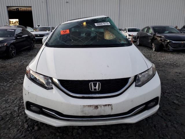 19XFB2F97FE222203 - 2015 HONDA CIVIC EXL WHITE photo 5