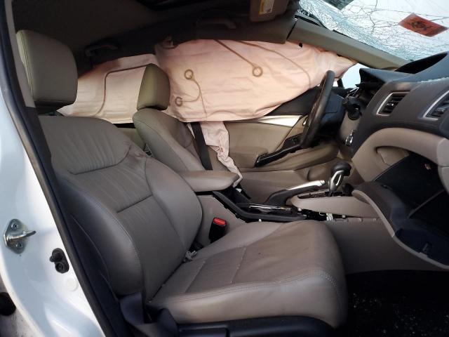 19XFB2F97FE222203 - 2015 HONDA CIVIC EXL Սպիտակ լուսանկար 7