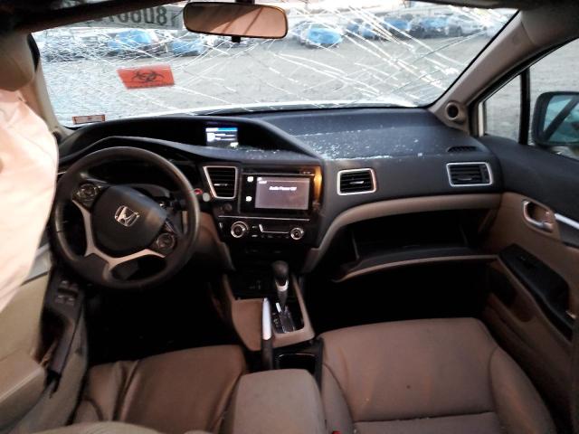 19XFB2F97FE222203 - 2015 HONDA CIVIC EXL Սպիտակ լուսանկար 8