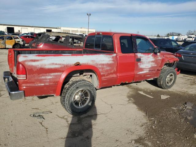 1B7GG22N8YS787942 - 2000 DODGE DAKOTA RED photo 3