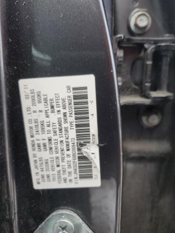 JH4CU2F68BC009473 - 2011 ACURA TSX BLACK photo 13