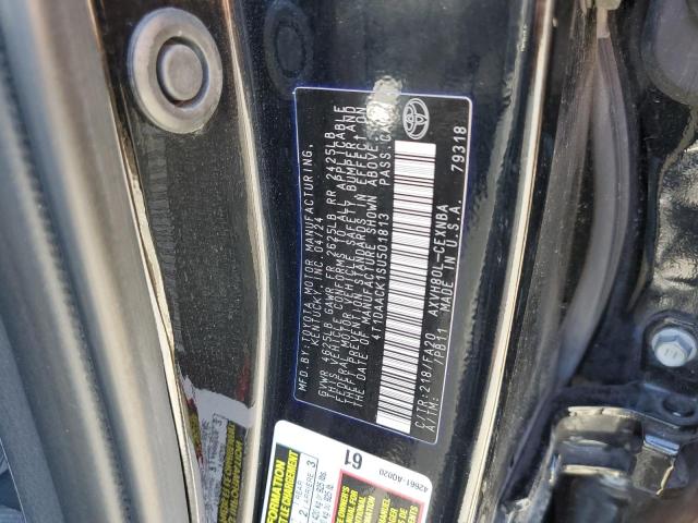 4T1DAACK1SU501813 - 2025 TOYOTA CAMRY XSE BLACK photo 12