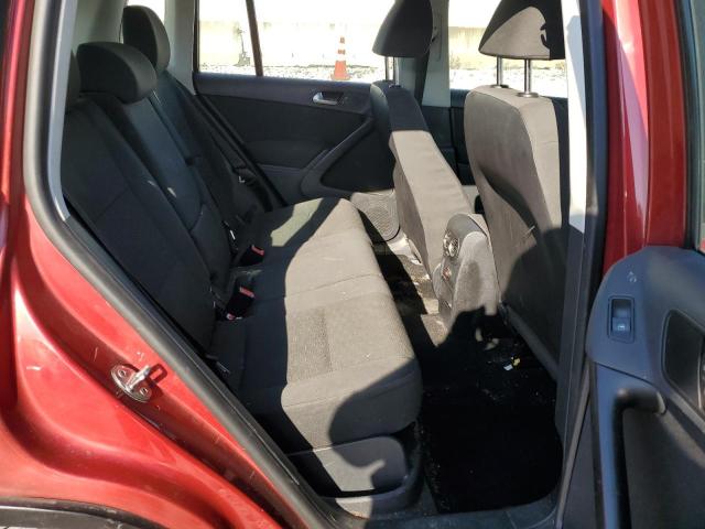 WVGAV3AXXEW028035 - 2014 VOLKSWAGEN TIGUAN S BURGUNDY photo 11
