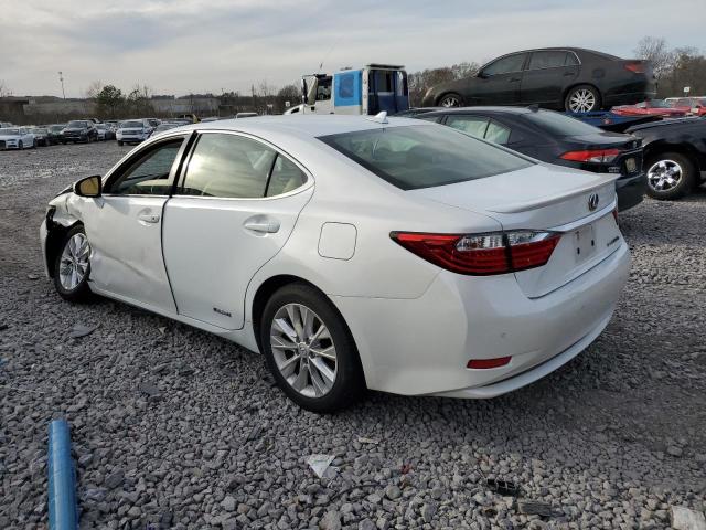 JTHBW1GGXE2069854 - 2014 LEXUS ES 300H WHITE photo 2