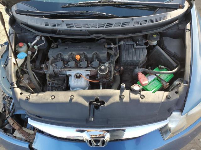 2HGFA16949H520408 - 2009 HONDA CIVIC EXL BLUE photo 11