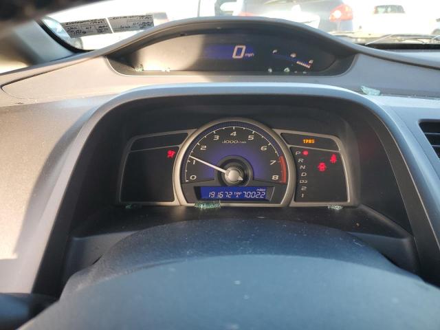 2HGFA16949H520408 - 2009 HONDA CIVIC EXL BLUE photo 9