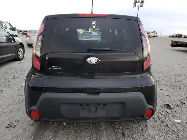 KNDJN2A21E7072356 - 2014 KIA SOUL BLACK photo 6