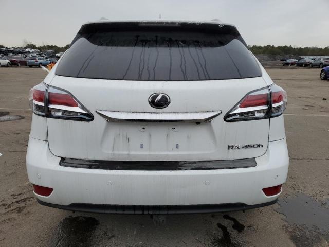 JTJBC1BA8D2058960 - 2013 LEXUS RX 450 WHITE photo 6