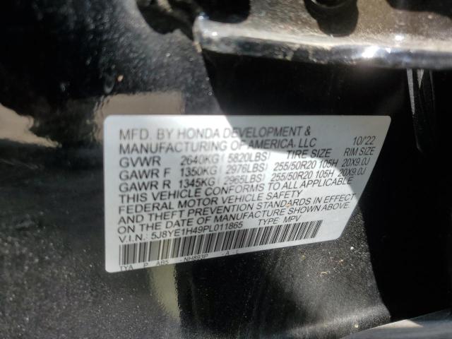 5J8YE1H49PL011865 - 2023 ACURA MDX TECHNOLOGY Negro foto 14