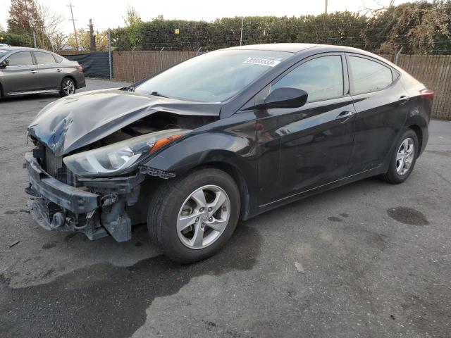 5NPDH4AE7FH566731 - 2015 HYUNDAI ELANTRA SE BLACK photo 1