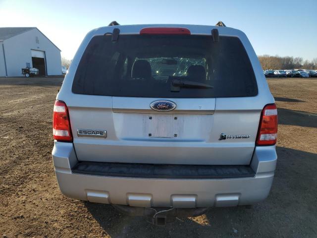 1FMCU59389KC68609 - 2009 FORD ESCAPE HYBRID SILVER photo 6