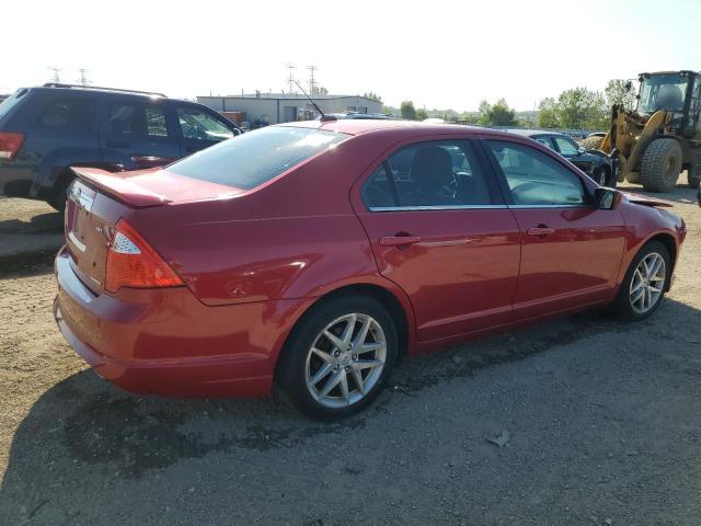 3FAHP0JG4CR254749 - 2012 FORD FUSION SEL RED photo 3