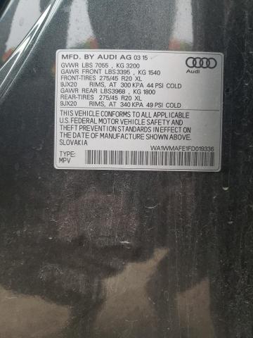 WA1WMAFE1FD019336 - 2015 AUDI Q7 TDI PRESTIGE CHARCOAL photo 13