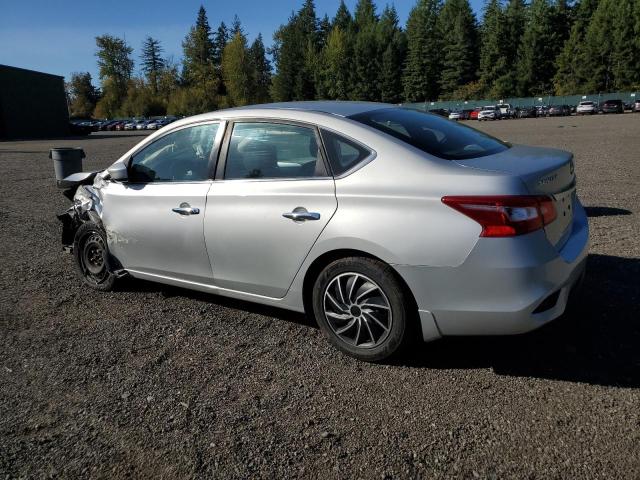 3N1AB7AP8JY337139 - 2018 NISSAN SENTRA S SILVER photo 2