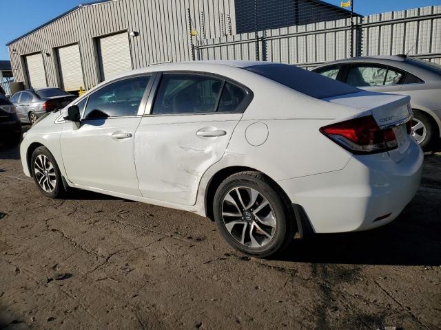 19XFB2F89DE015834 - 2013 HONDA CIVIC EX WHITE photo 2