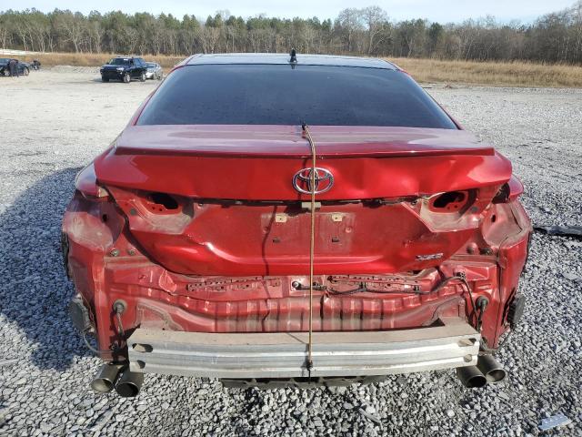 4T1B61HK1KU254505 - 2019 TOYOTA CAMRY XSE RED photo 6