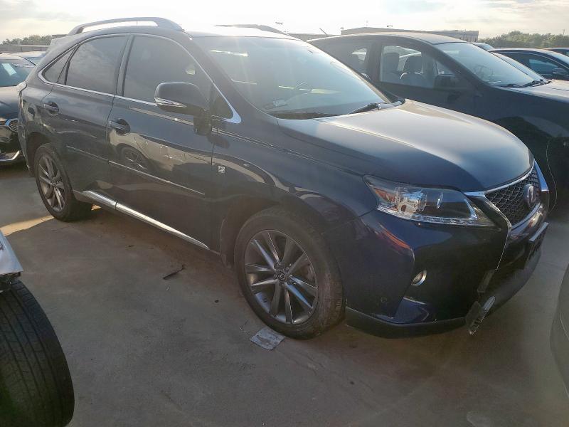 2T2BK1BA9FC263869 - 2015 LEXUS RX 350 BASE BLUE photo 4