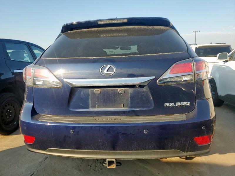 2T2BK1BA9FC263869 - 2015 LEXUS RX 350 BASE BLUE photo 6