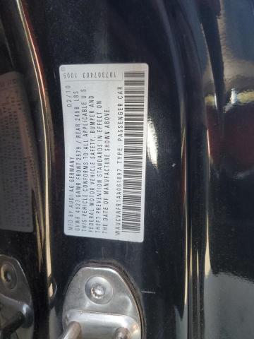 WAUCVAFR1AA061697 - 2010 AUDI S5 PREMIUM PLUS Siyah fotoğraf 12