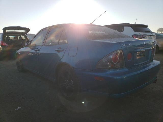 JTHBD192040093789 - 2004 LEXUS IS 300 BLUE photo 2