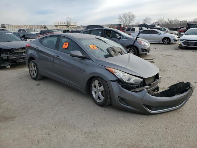 5NPDH4AEXDH255758 - 2013 HYUNDAI ELANTRA GLS GRAY photo 4