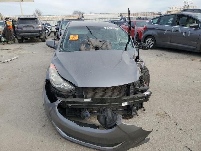 5NPDH4AEXDH255758 - 2013 HYUNDAI ELANTRA GLS GRAY photo 5