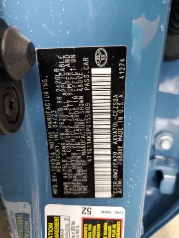 4T1G11AK0PU155809 - 2023 TOYOTA CAMRY SE NIGHT SHADE BLUE photo 13