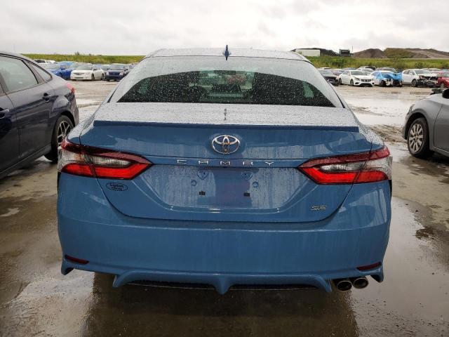 4T1G11AK0PU155809 - 2023 TOYOTA CAMRY SE NIGHT SHADE BLUE photo 6