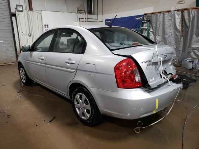 KMHCN4AC2AU428706 - 2010 HYUNDAI ACCENT GLS SILVER photo 2