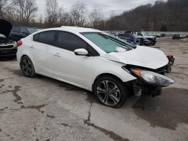 KNAFX4A89G5553435 - 2016 KIA FORTE EX WHITE photo 4