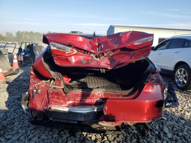4T1B11HK3KU818511 - 2019 TOYOTA CAMRY L BURGUNDY photo 6
