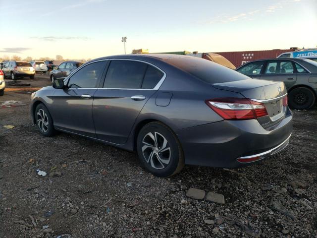 1HGCR2F32GA109209 - 2016 HONDA ACCORD LX GRAY photo 2