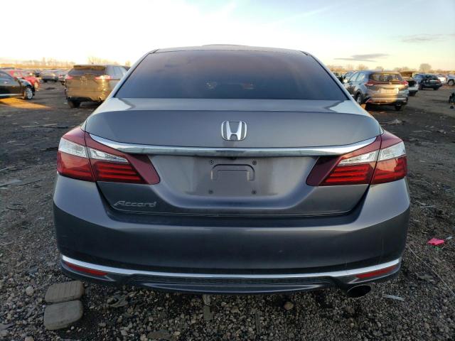 1HGCR2F32GA109209 - 2016 HONDA ACCORD LX GRAY photo 6