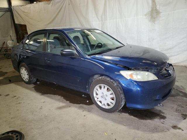 1HGES16544L016135 - 2004 HONDA CIVIC LX Mavi foto 4