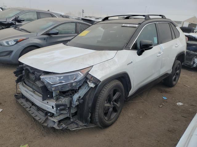 2T3E6RFV7MW025314 - 2021 TOYOTA RAV4 XSE WHITE photo 1