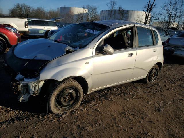 KL1TD666X7B768235 - 2007 CHEVROLET AVEO BASE SILVER photo 1