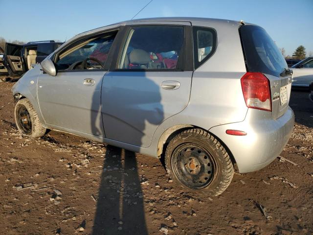 KL1TD666X7B768235 - 2007 CHEVROLET AVEO BASE SILVER photo 2